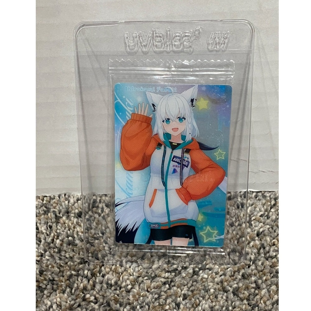 Japanese Wafer Card Hololive Arcade Shirakami Fubuki